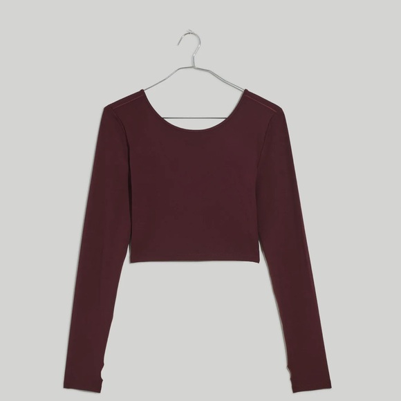 Madewell MWL Flex Long-Sleeve Scoop Tee - Picture 4 of 7